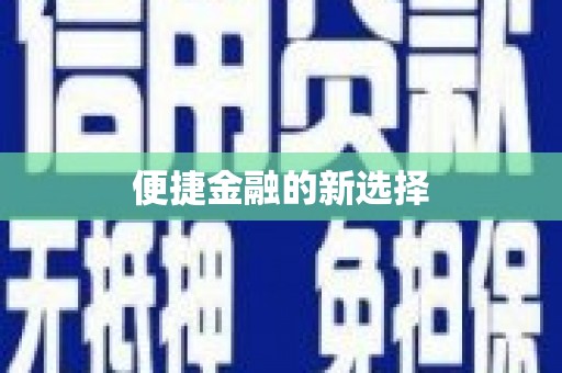 魏县便捷金融的新选择
