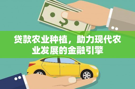 魏县贷款农业种植，助力现代农业发展的金融引擎