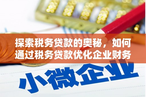 魏县探索税务贷款的奥秘，如何通过税务贷款优化企业财务