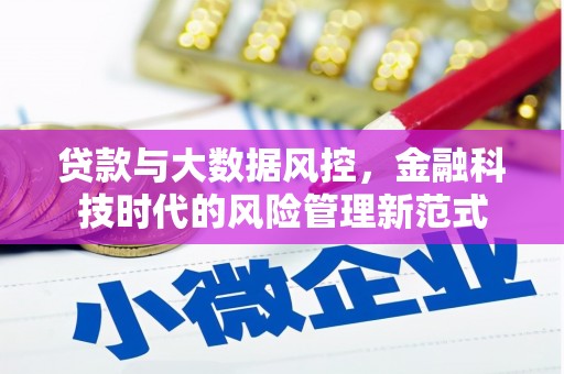 魏县贷款与大数据风控，金融科技时代的风险管理新范式