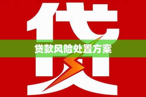 魏县贷款风险处置方案