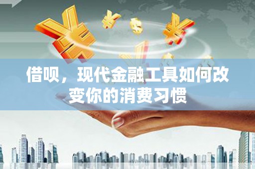 魏县借呗，现代金融工具如何改变你的消费习惯
