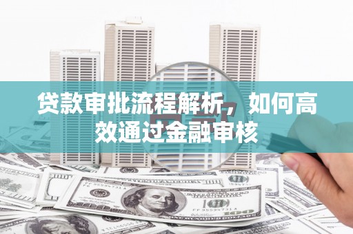魏县贷款审批流程解析，如何高效通过金融审核