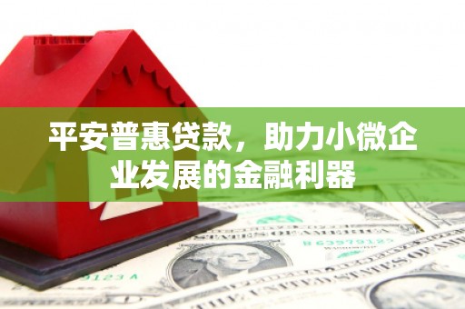 魏县平安普惠贷款，助力小微企业发展的金融利器
