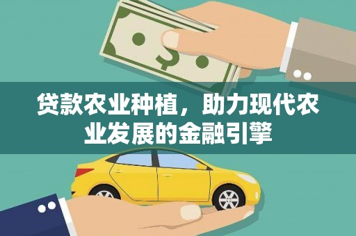 魏县贷款农业种植，助力现代农业发展的金融引擎
