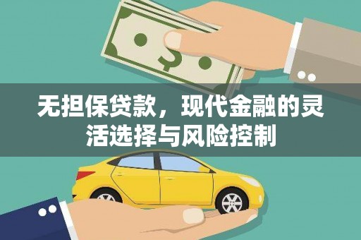 魏县无担保贷款，现代金融的灵活选择与风险控制