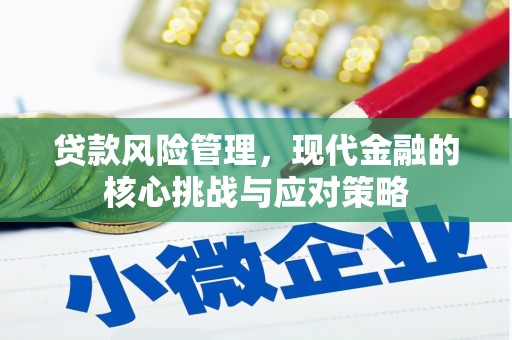 魏县贷款风险管理，现代金融的核心挑战与应对策略